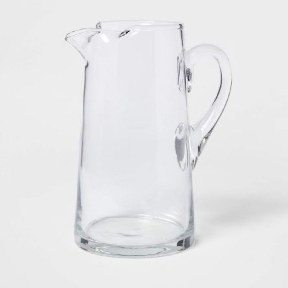 Threshold Other - New 90oz Glass Tall Pitcher with Handle